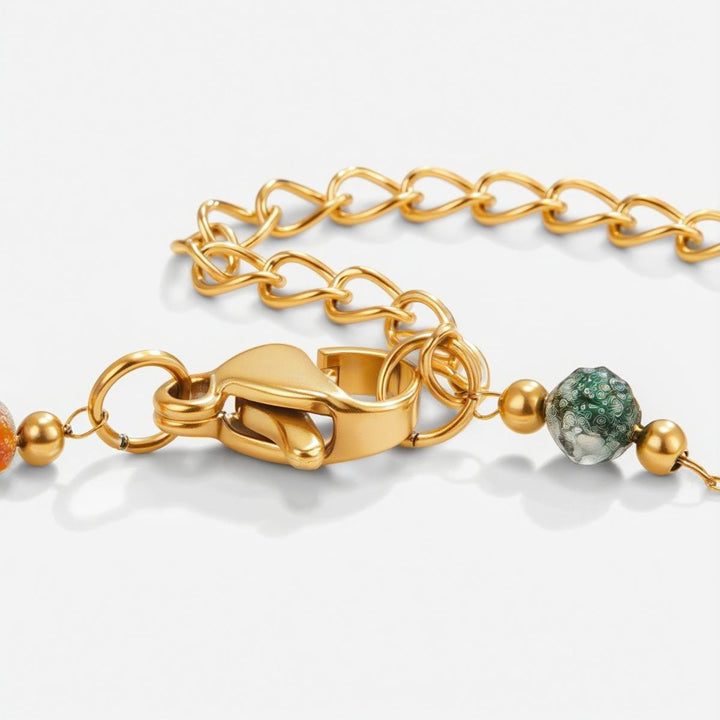 THE BEADED STONE BRACELET