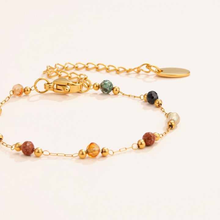 THE BEADED STONE BRACELET