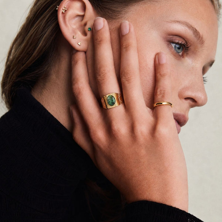 Sun Turquoise Ring