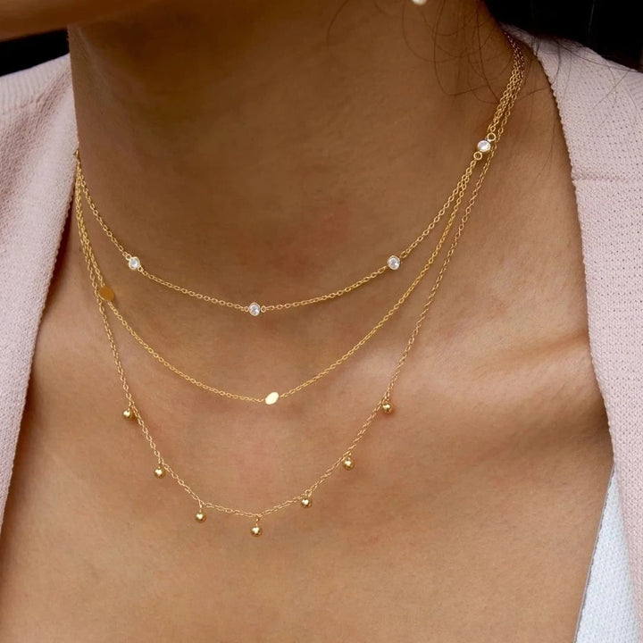 Star Drops Necklace