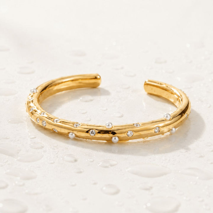 Cara Pearl Crystal Bracelet
