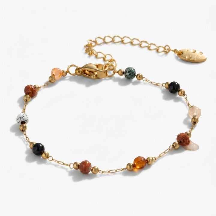 THE BEADED STONE BRACELET