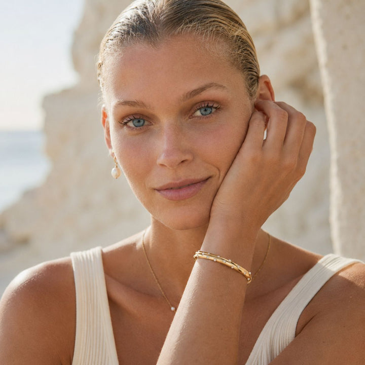 Cara Pearl Crystal Bracelet