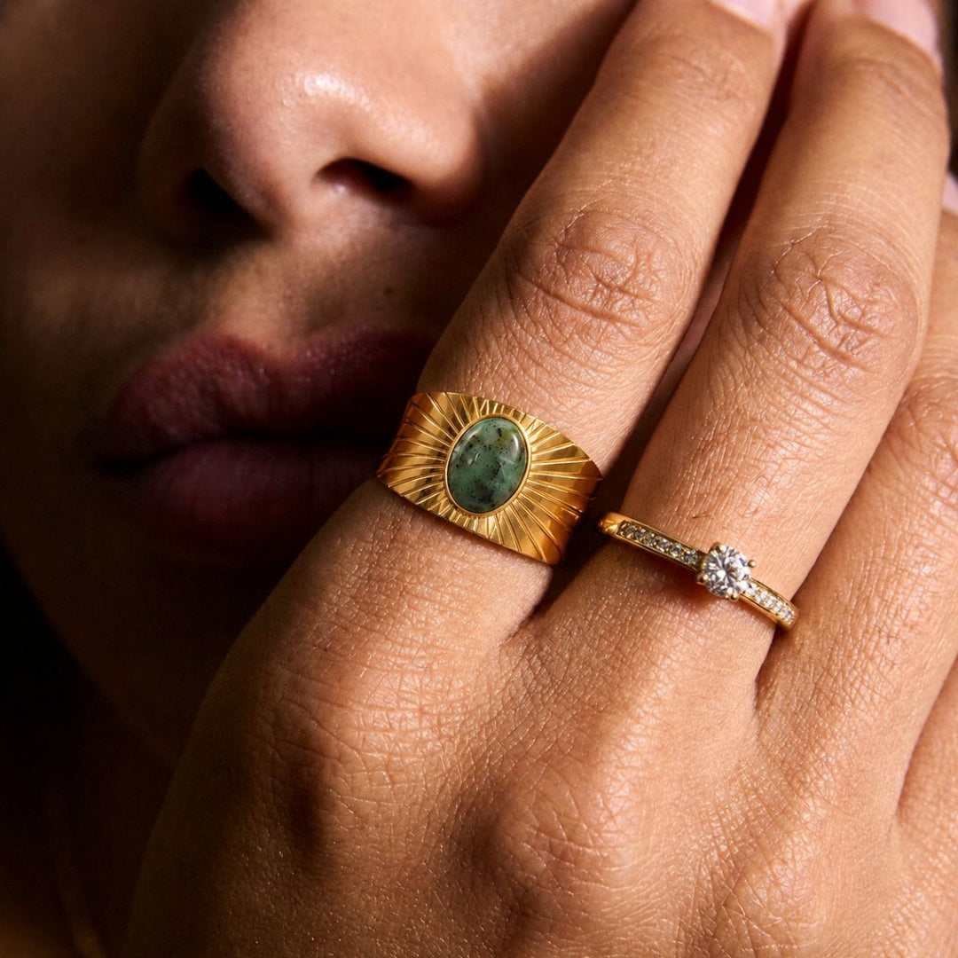 Sun Turquoise Ring