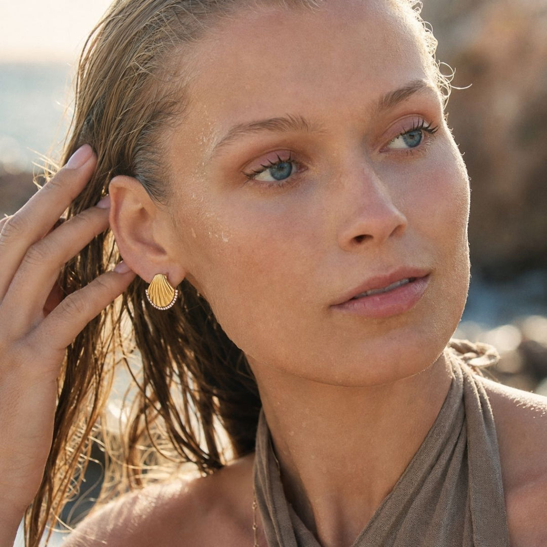 Spark Shell Earrings