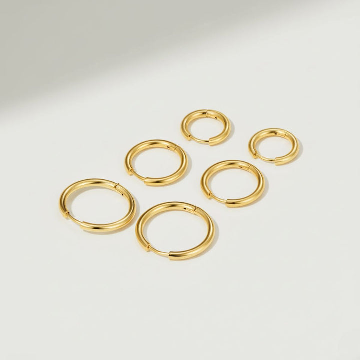 THE HOOP EARRINGS SET