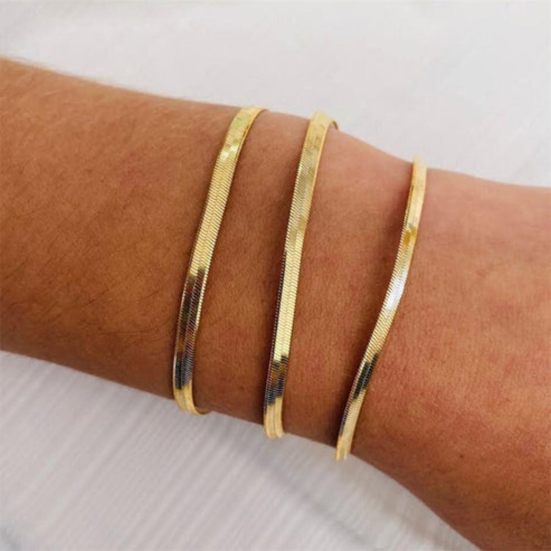 Three Layer Snake Bracelet