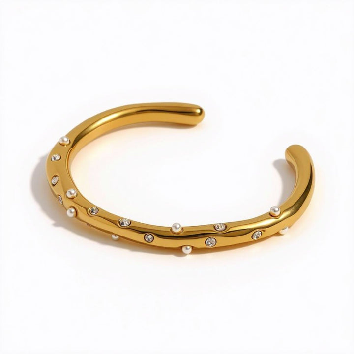 Cara Pearl Crystal Bracelet