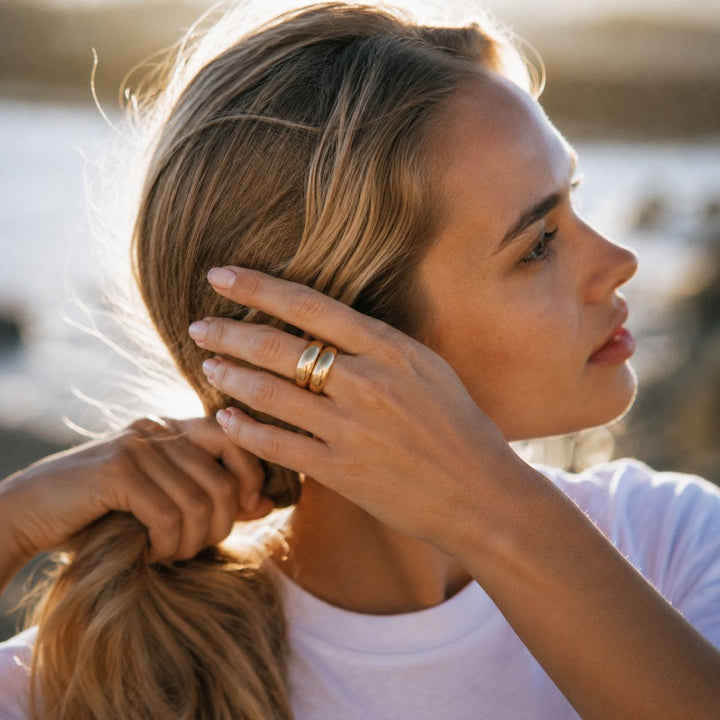 Serene Circle Ring