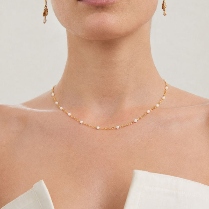 THE BEADED NECKLACE