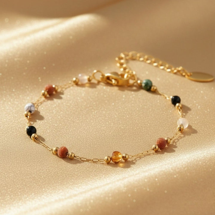 THE BEADED STONE BRACELET