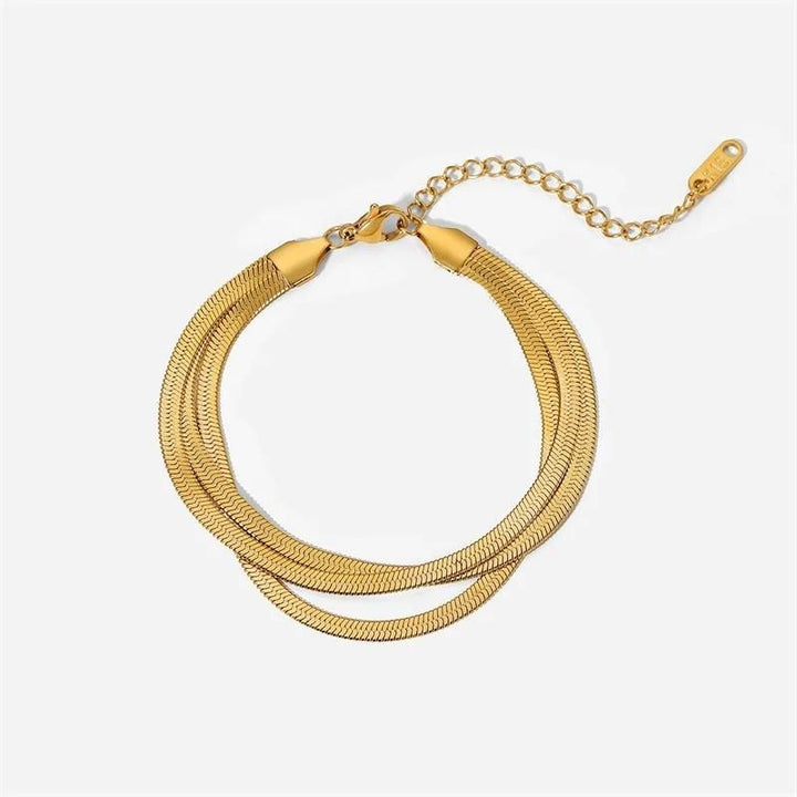 Three Layer Snake Bracelet