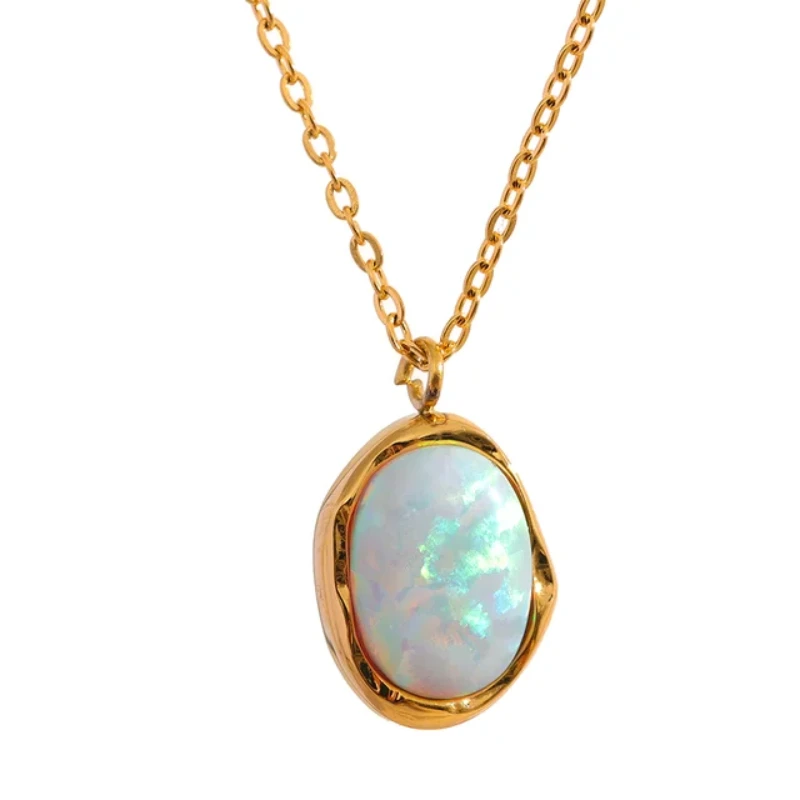 Iris Opal Necklace