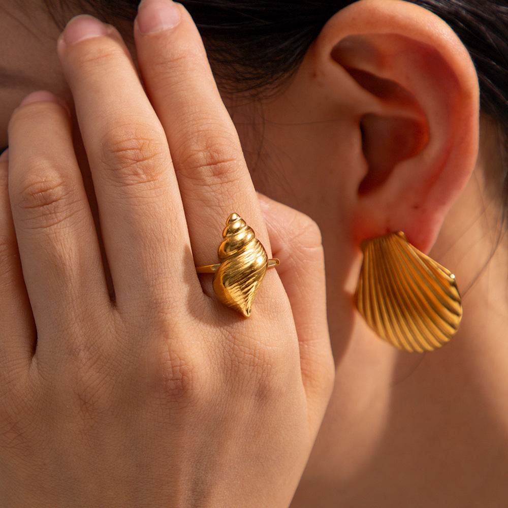 Spiral Shell Ring