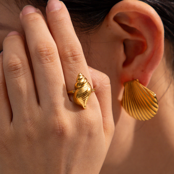 Spiral Shell Ring