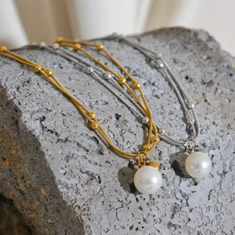 Angela Pearl Necklace