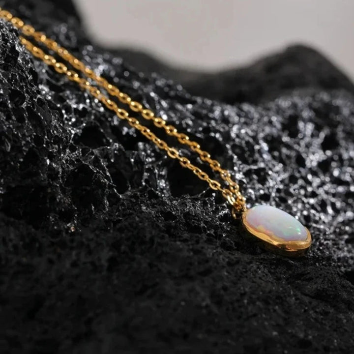 Iris Opal Necklace