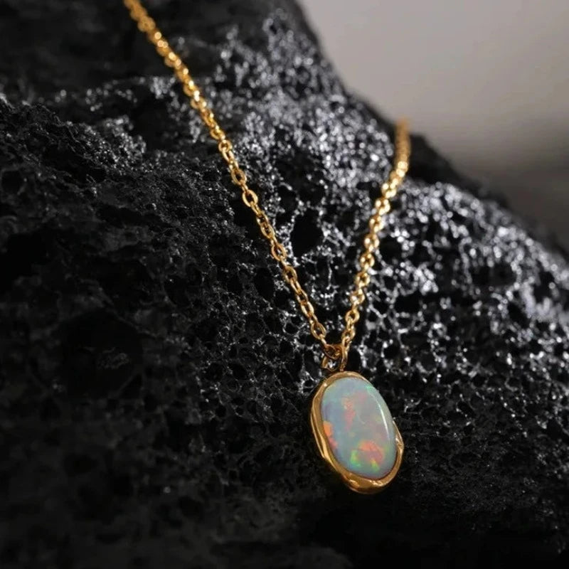 Iris Opal Necklace
