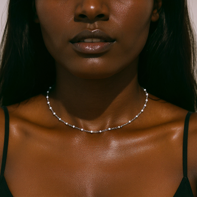 THE BEADED NECKLACE
