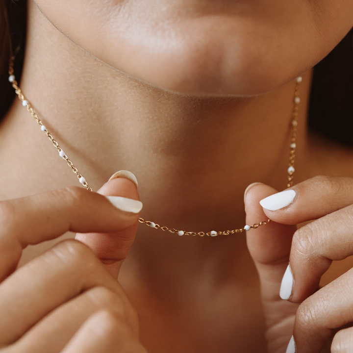 THE BEADED NECKLACE